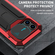 For iPhone 14 Pro R-JUST Shockproof Life Water-resistant Dust-proof Case(Red)