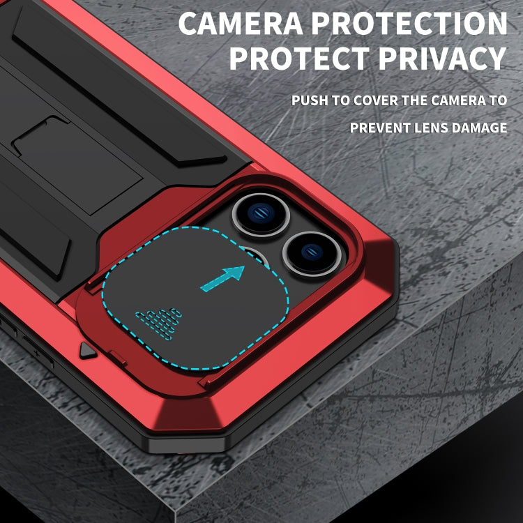 For iPhone 14 Pro Max R-JUST Shockproof Life Water-resistant Dust-proof Case (Red)