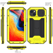 For iPhone 14 R-JUST Shockproof Life Water-resistant Dust-proof Case (Yellow)