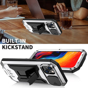 For iPhone 14 Plus R-JUST Shockproof Life Water-resistant Dust-proof Case (Silver)