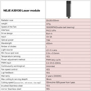 NEJE A30130 7.5W 450nm Laser Engraver Module Kits