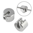 2 PCS M8x3 316 Stainless Steel Garden Wire Rope Fixed Clip - Garden Hand Tools by PMC TechLife | Online Shopping South Africa | PMC TechLife
