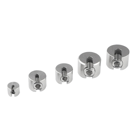 2 PCS M8x3 316 Stainless Steel Garden Wire Rope Fixed Clip