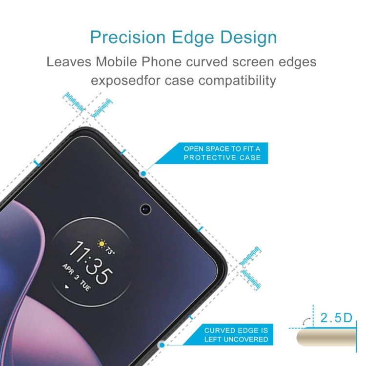 10 PCS 0.26mm 9H 2.5D Tempered Glass Film For Motorola Edge (2022)