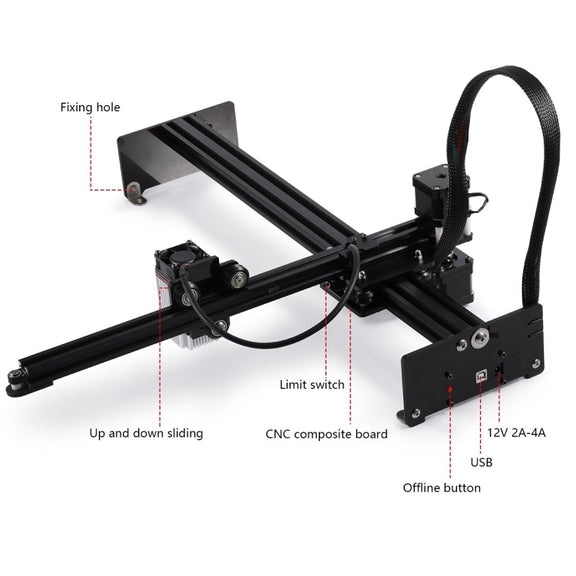 NEJE MASTER 3 Plus Laser Engraver with N40630 Laser Module(EU Plug)