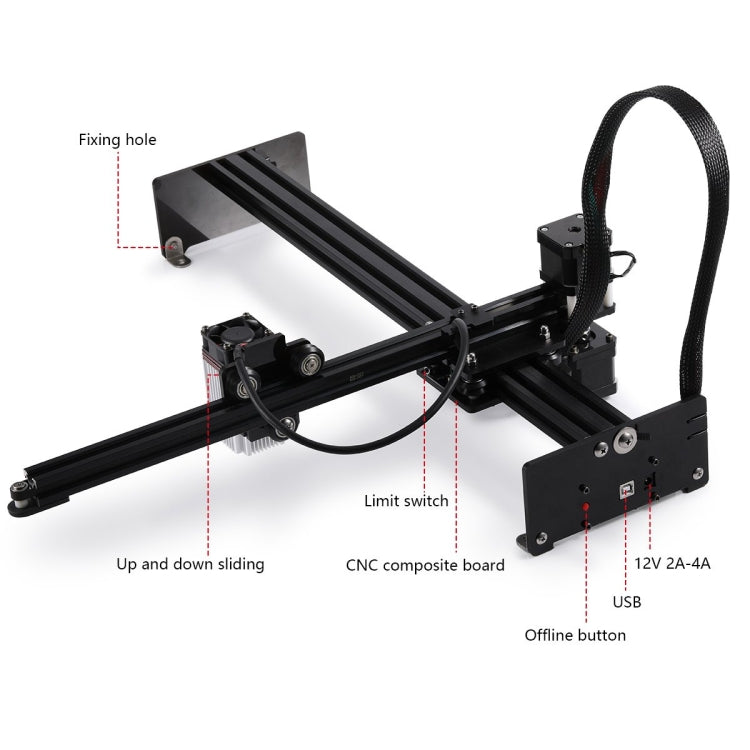 NEJE MASTER 3 Plus Laser Engraver with N40630 Laser Module(US Plug)