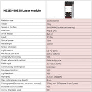 NEJE MASTER 3 Plus Laser Engraver with N40630 Laser Module(US Plug)