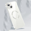 For iPhone 14 Plus Frameless Glass CD MagSafe Case (Silver) - iPhone 14 Plus Cases by PMC TechLife | Online Shopping South Africa | PMC TechLife | Buy Now Pay Later Mobicred