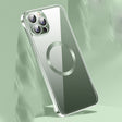 For iPhone 14 Pro Frameless Glass CD MagSafe Case(Dark Green) - iPhone 14 Pro Cases by PMC TechLife | Online Shopping South Africa | PMC TechLife | Buy Now Pay Later Mobicred