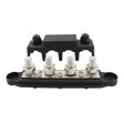 Black M10 Stud RV Ship High Current Power Distribution Terminal Block with Cover - free shipping - PMC TechLife - Order now!