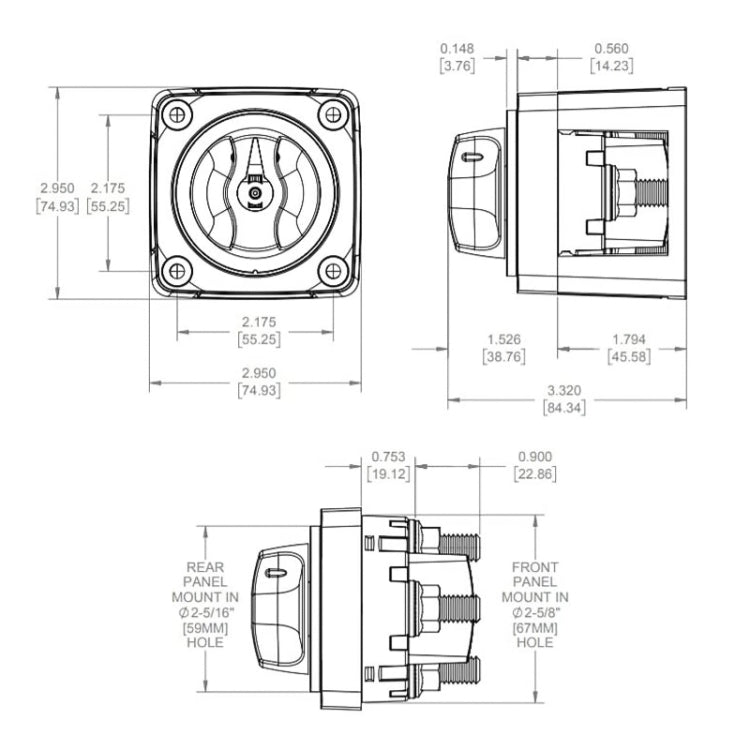 CP-0085-033 300 Amp Battery Power Off Switche