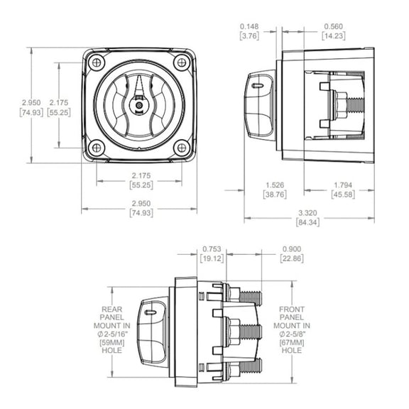 CP-0085-05 300 Amp Battery Power Off Switche