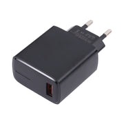 LZ-1130 QC 3.0 USB Charger, Plug Type:EU Plug(Black)