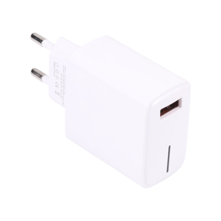 LZ-1130 QC 3.0 USB Charger, Plug Type:EU Plug(White)