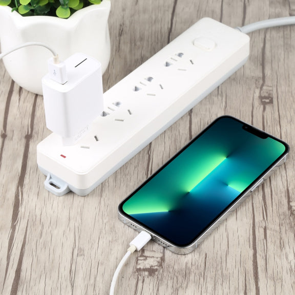 LZ-1130 QC 3.0 USB Charger, Plug Type:EU Plug(White)