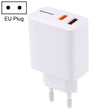 LZ-1130 PD 20W Type-C+QC 3.0 USB Fast Charger, Plug Type:EU Plug(White) - free shipping - PMC TechLife - Order now!