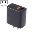 LZ-1130 PD 20W Type-C+QC 3.0 USB Fast Charger, Plug Type:US Plug(Black) - free shipping - PMC TechLife - Order now!