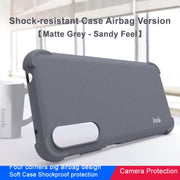 For HTC Desire 22 Pro 5G IMAK All-inclusive Shockproof Airbag TPU Case (Matte Grey)