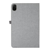 For Honor Pad 8 Fabric PU + TPU Flip Tablet Leather Case(Grey)