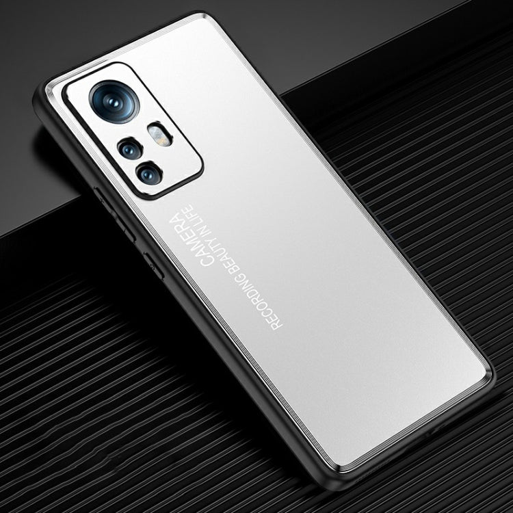 For Xiaomi 12 Pro/12S Pro Light and Shadow Series Frosted Metal Phone Case(Silver)