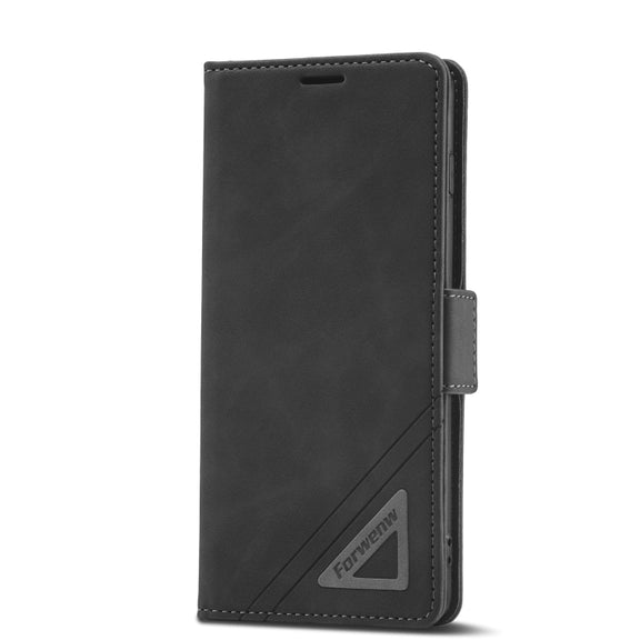 For Samsung Galaxy S10e Forwenw Dual-side Buckle Leather Phone Case(Black)