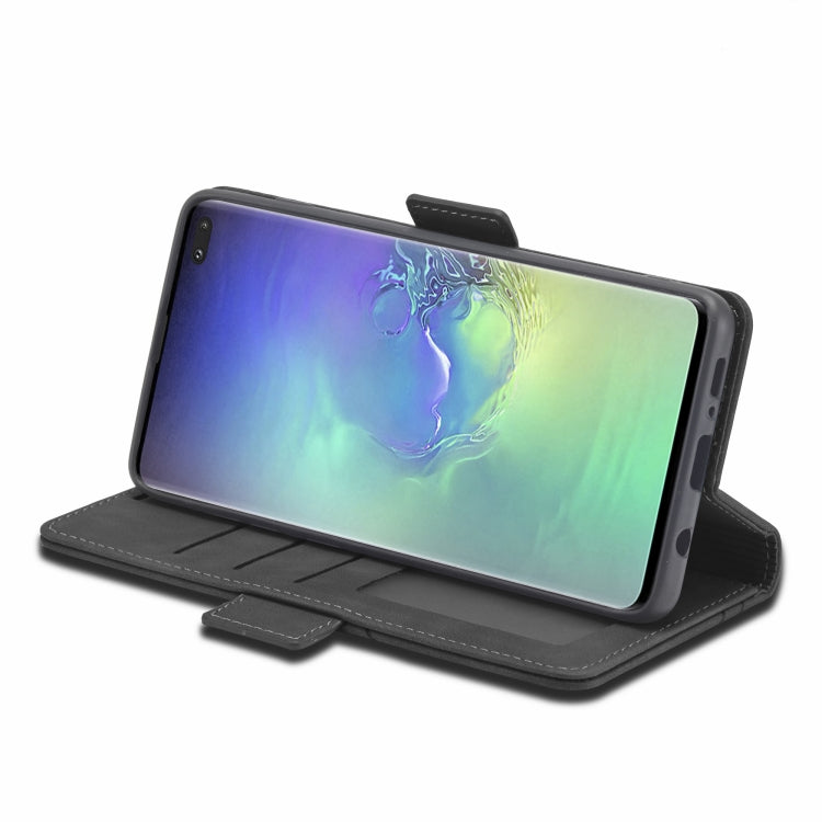 For Samsung Galaxy S10e Forwenw Dual-side Buckle Leather Phone Case(Black)