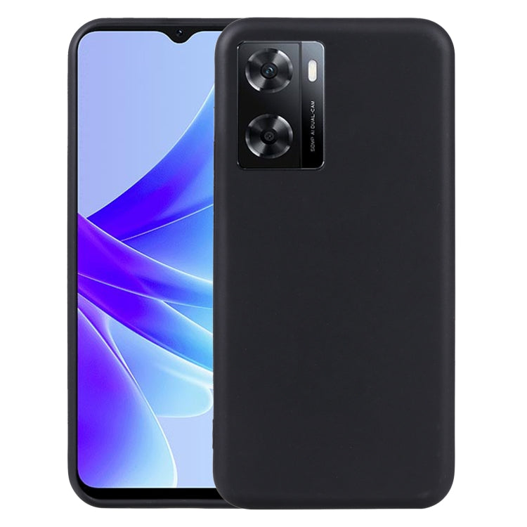 For OPPO A57s TPU Phone Case(Black)