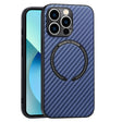 For iPhone 11 MagSafe Magnetic Carbon Fiber Texture Phone Case (Blue) - iPhone 11 Cases by PMC TechLife | Online Shopping South Africa | PMC TechLife