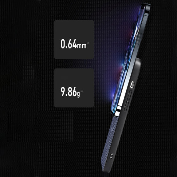 For iPhone 11 MagSafe Magnetic Carbon Fiber Texture Phone Case (Blue)
