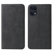 For OPPO Find X5 Pro Magnetic Closure Leather Phone Case(Black)