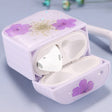 For AirPods 1 / 2 Beautiful Ladies Flowers Pattern Wireless Earphone Protective Case(Purple) - For AirPods 1/2 by PMC TechLife | Online Shopping South Africa | PMC TechLife