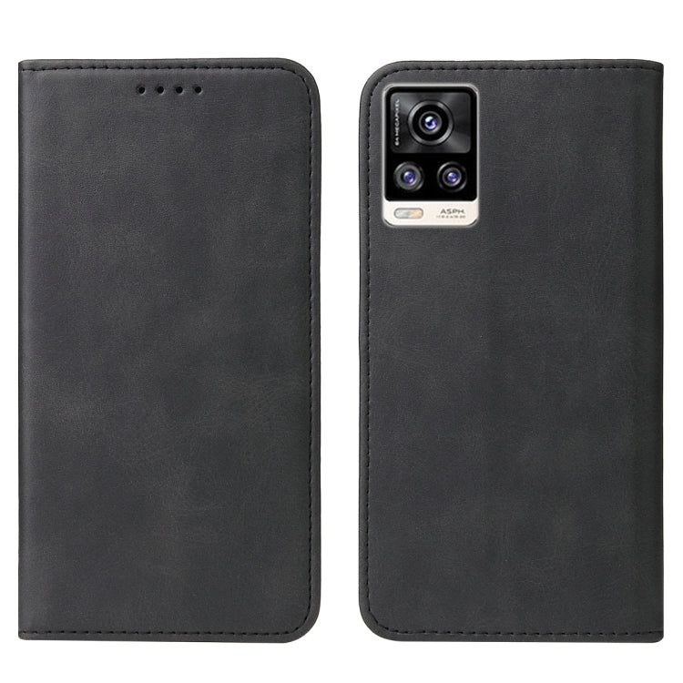 For vivo V20 2021 Magnetic Closure Leather Phone Case(Black)