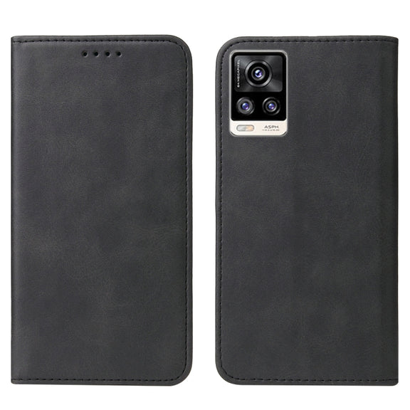 For vivo V20 2021 Magnetic Closure Leather Phone Case(Black)