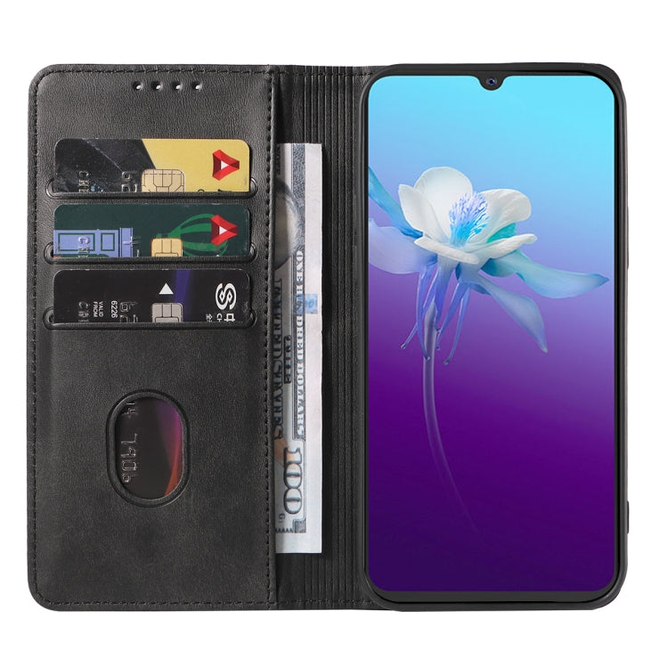 For vivo V20 2021 Magnetic Closure Leather Phone Case(Black)