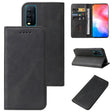 For vivo Y30 Magnetic Closure Leather Phone Case(Black) - vivo Cases by PMC TechLife | Online Shopping South Africa | PMC TechLife