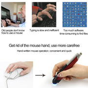PR-08 Multifunctional Wireless Bluetooth Pen Mouse Capacitive Pen Mouse(Red)