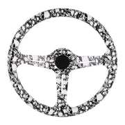 35cm Car Racing Graffiti ABS Steering Wheel(Style 4)