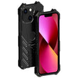 For iPhone 14 R-JUST Batman Metal Mobile Phone Protective Case (Black) - iPhone 14 Cases by R-JUST | Online Shopping South Africa | PMC TechLife | Buy Now Pay Later Mobicred