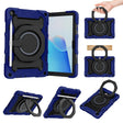 For Huawei MatePad T 10s / T10 Armor Contrast Color Silicone + PC Tablet Case(Dark Blue) - Huawei by PMC TechLife | Online Shopping South Africa | PMC TechLife | Buy Now Pay Later Mobicred