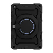 For Huawei MatePad T 10s / T10 Armor Contrast Color Silicone + PC Tablet Case(Black)