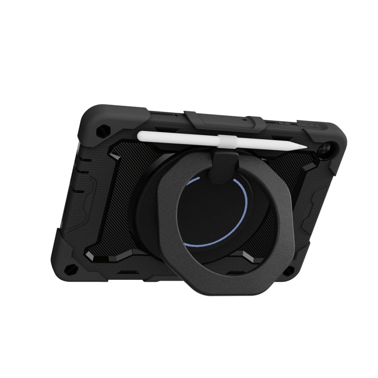 For Huawei MatePad T 10s / T10 Armor Contrast Color Silicone + PC Tablet Case(Black)