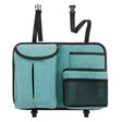 Car Seat Back Hanging Bag Sheepskin Leather Storage Bag With Hook(Blue) - Seat Accessories by PMC TechLife | Online Shopping South Africa | PMC TechLife | Buy Now Pay Later Mobicred