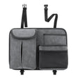 Car Seat Back Hanging Bag Sheepskin Leather Storage Bag With Hook(Grey) - Seat Accessories by PMC TechLife | Online Shopping South Africa | PMC TechLife | Buy Now Pay Later Mobicred