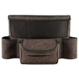 Car Center Console Hanging Bag Sheepskin Leather Storage Bag(Brown) - Seat Accessories by PMC TechLife | Online Shopping South Africa | PMC TechLife | Buy Now Pay Later Mobicred