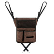 Car Center Console Hanging Bag Sheepskin Leather Storage Bag(Brown) - Seat Accessories by PMC TechLife | Online Shopping South Africa | PMC TechLife | Buy Now Pay Later Mobicred