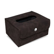 Car Hanging Type Tissue Box Sheepskin Leather Facial Tissue Case(Brown) - Tissue Boxes by PMC TechLife | Online Shopping South Africa | PMC TechLife | Buy Now Pay Later Mobicred