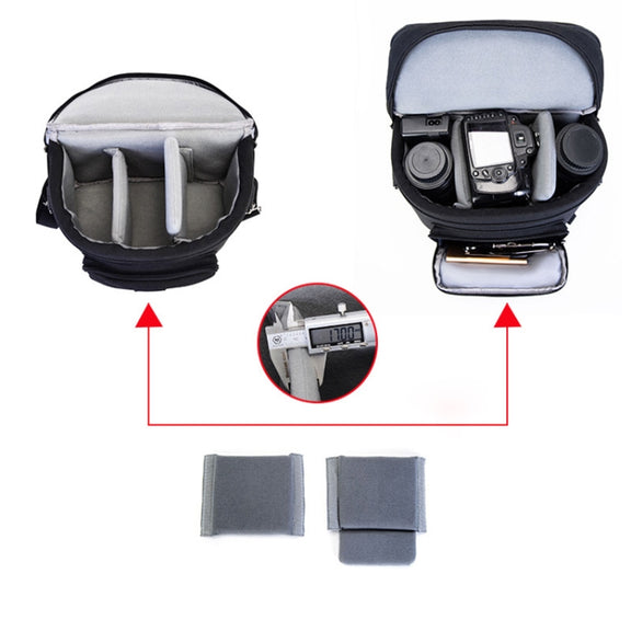 CADeN D30 Detachable Dual Uses Professional SLR Camera Backpack Shockproof Bags(Black)