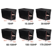 210D Oxford Cloth Boat Propeller Engine Water-resistant and Dustproof Cover, Size:68x40x53cm/60-100HP(Black)