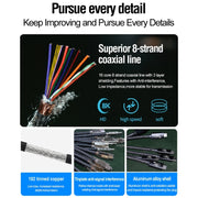 PD240W 40Gbps Dual Type-C USB4 Compatible Fast Charging Data Cable, Length:0.5m(Black)