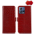 For Motorola Moto S30 Pro Crocodile Top Layer Cowhide Leather Phone Case(Red) - Motorola Cases by PMC TechLife | Online Shopping South Africa | PMC TechLife | Buy Now Pay Later Mobicred